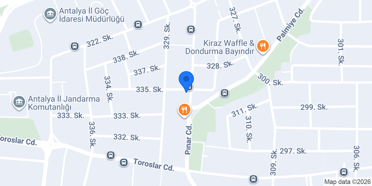 Diş Hekimi Ahmet Ünlü konumu