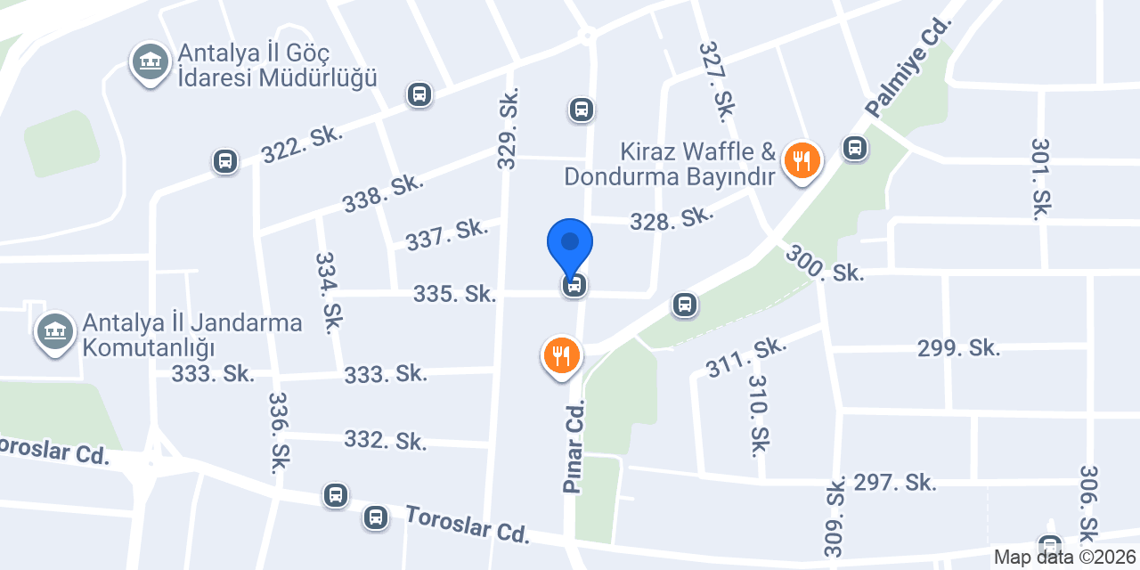 Emin Fırın Cafe konumu