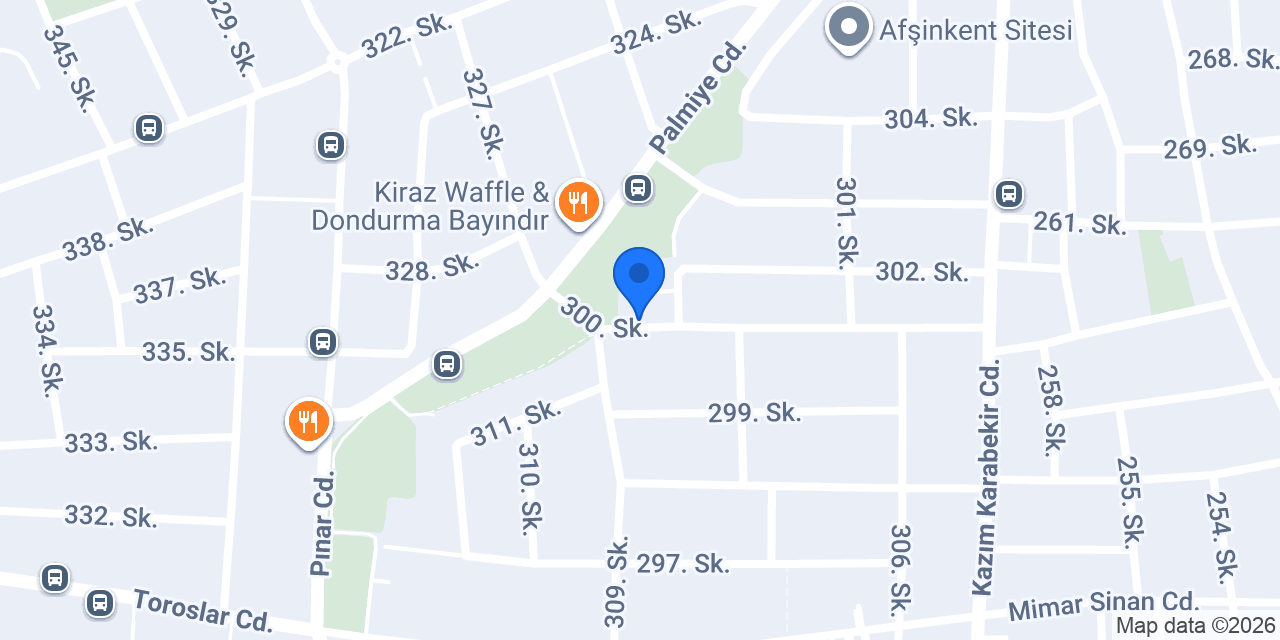 İnlab İnşaat Laboratuvarı konumu