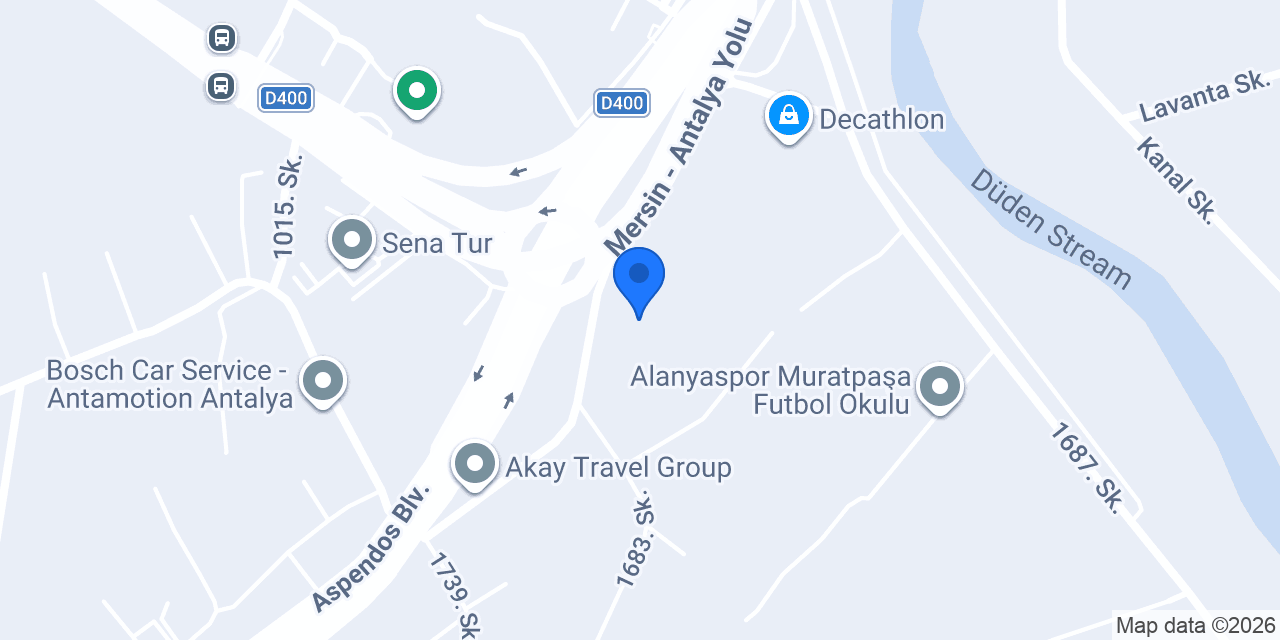 Autojet Yedek Parça konumu