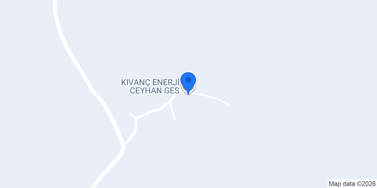 KIVANÇ ENERJİ CEYHAN GES konumu