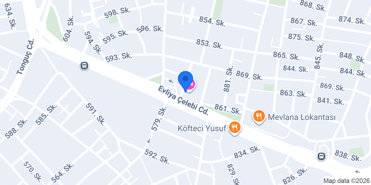TEB Etiler Şubesi konumu