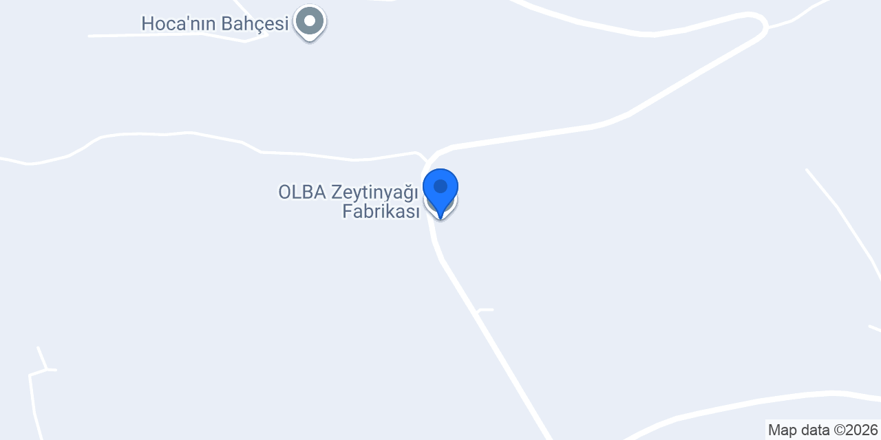 OLBA Zeytinyağı Fabrikası konumu