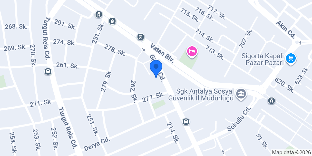 Mert rent a car konumu