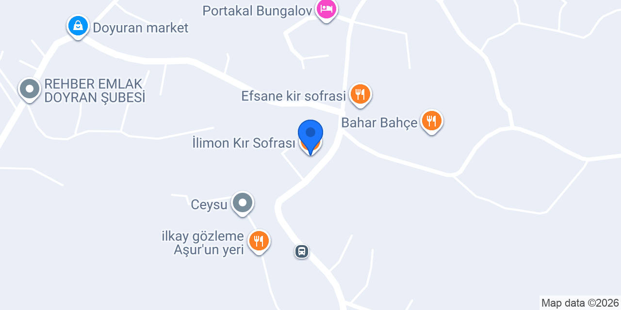 İlimon Kır Sofrası konumu