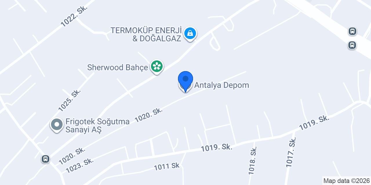 Antalya Depom konumu