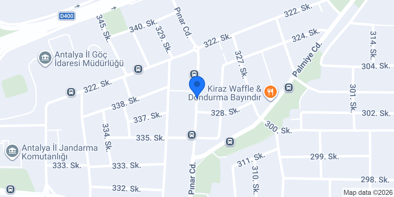 ÖZSERNEO ANTALYA ŞUBE konumu