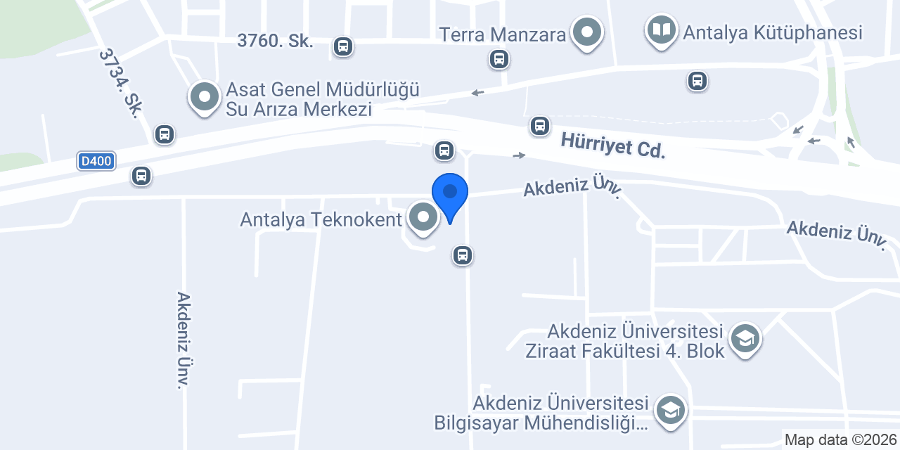 Robert's Coffee AntalyaTeknokent konumu
