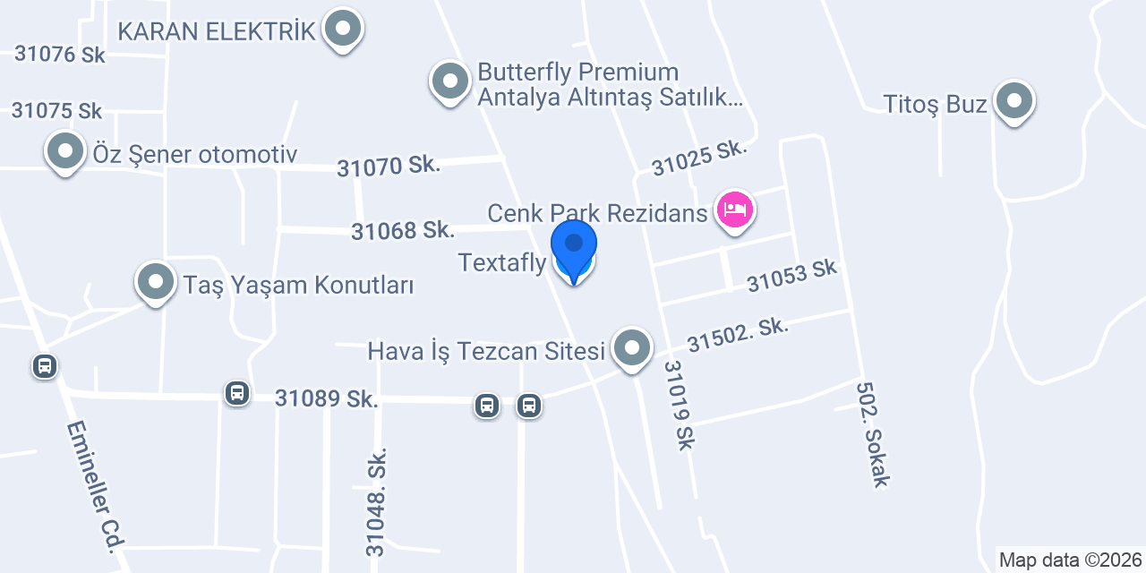 Textafly konumu
