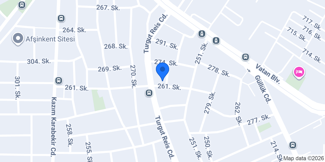 SKYLİNE RENT A CAR konumu