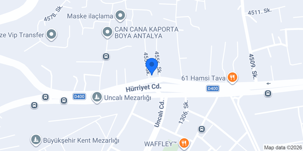 Can Can Çiçekçilik konumu