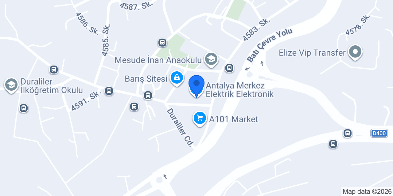Antalya Merkez Elektrik Elektronik konumu