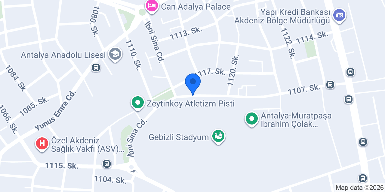 CHP ANTALYA İL BAŞKANLIĞI konumu