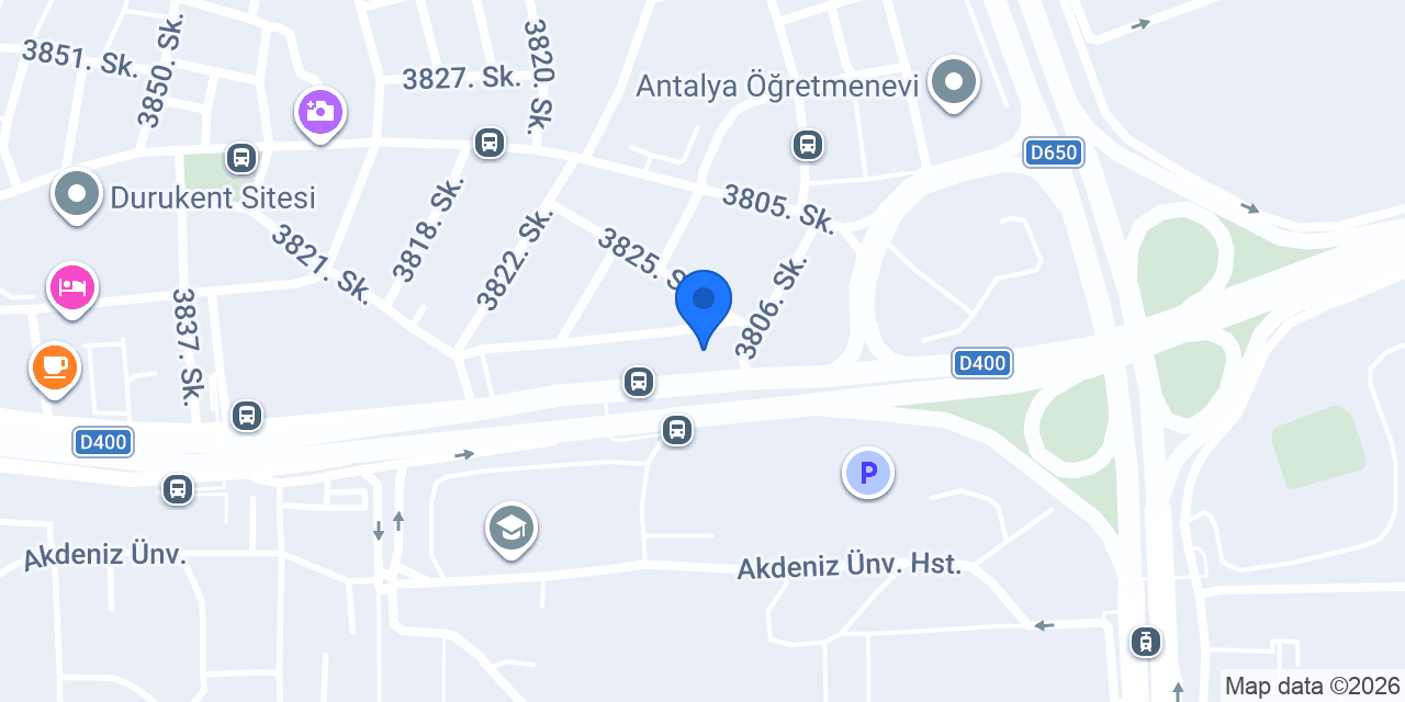 Çarem Medikal Akdeniz üniversite Şubesi konumu