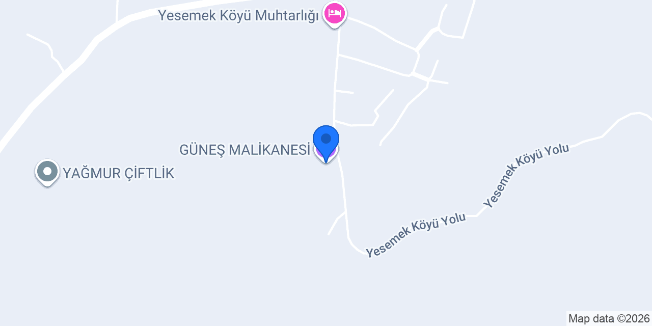 GÜNEŞ MALİKANESİ konumu