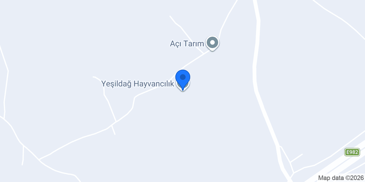 Yeşildağ Hayvancılık konumu