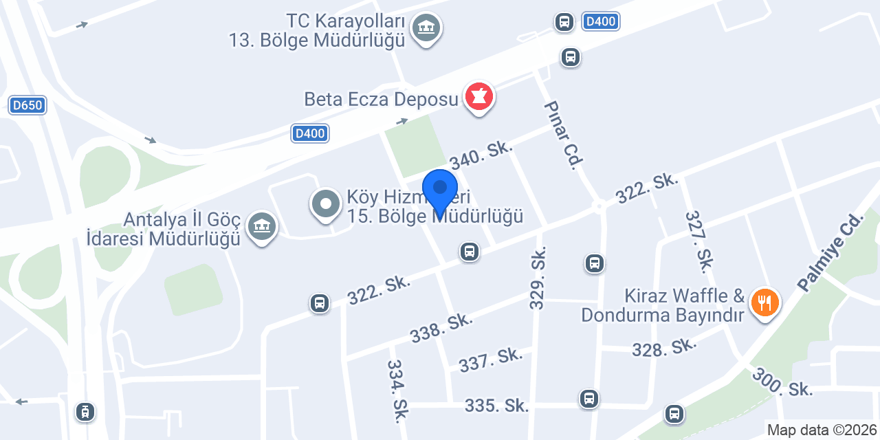 ANTALYA VİZE DENİZ YABANCI DANIŞMANLIK konumu