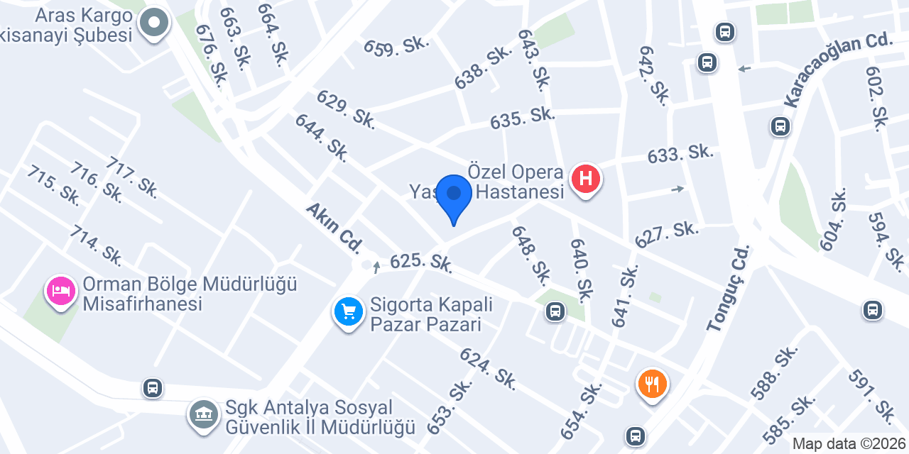 Borumar Yapı Elemanları konumu