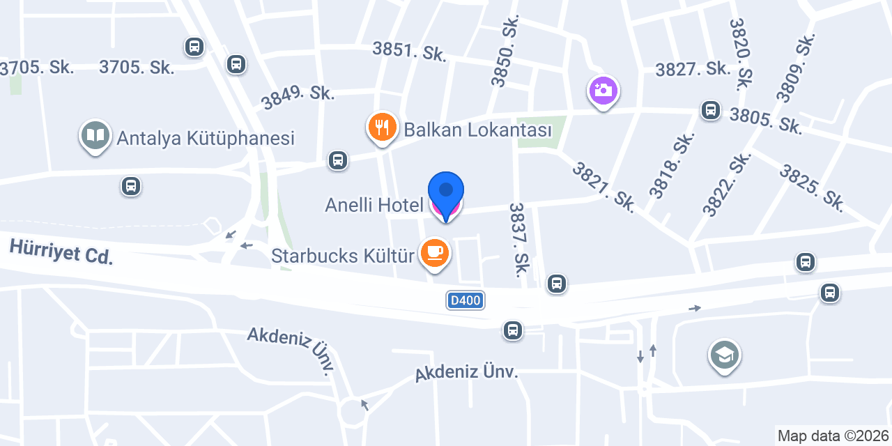 Anelli Hotel konumu