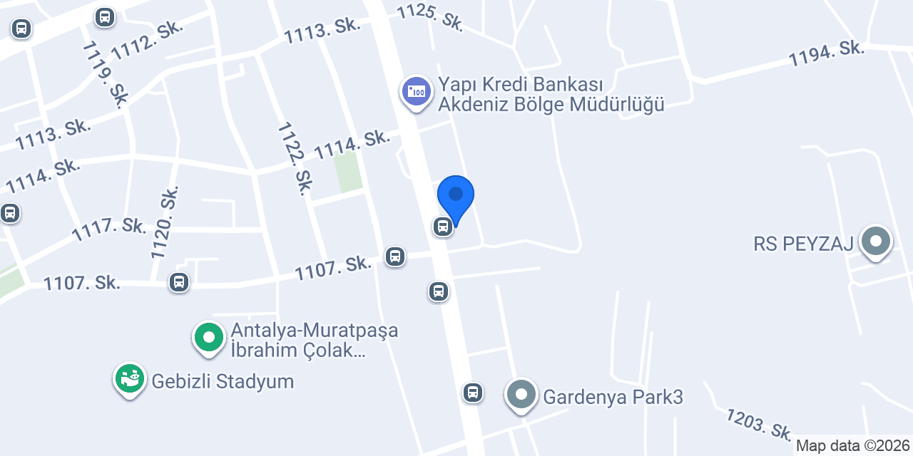 3RED Rent a Car konumu
