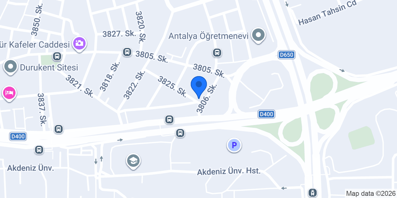 VERA PARK APART OTEL konumu