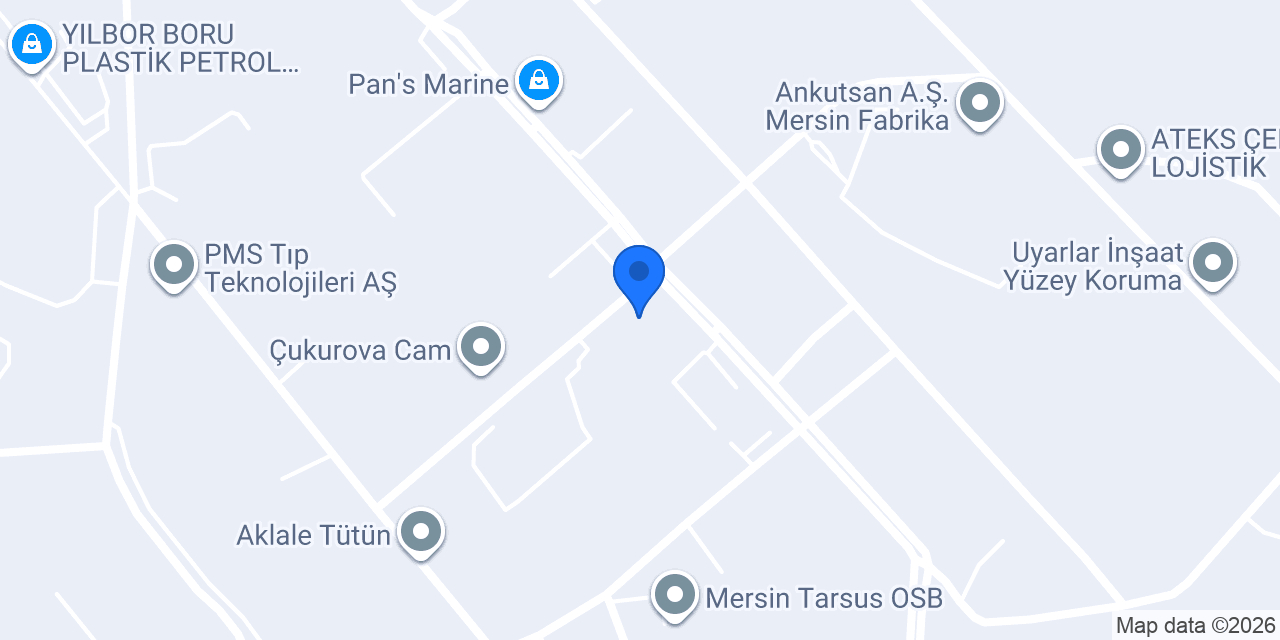 Berdan Civata A.Ş konumu