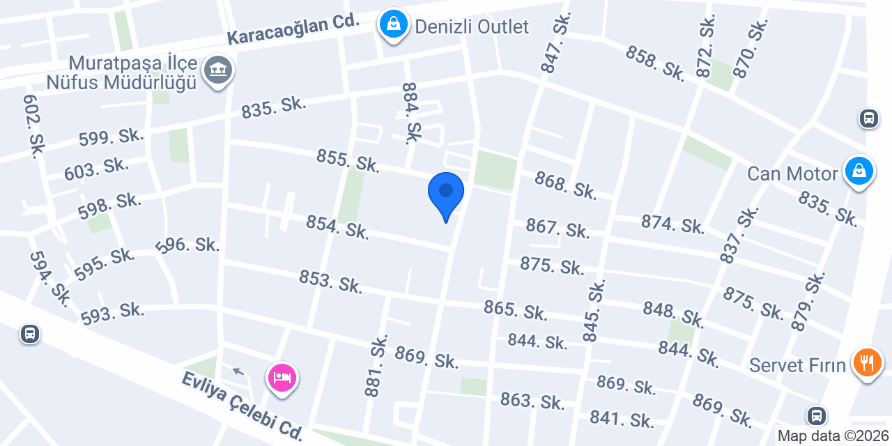 Şok Market konumu