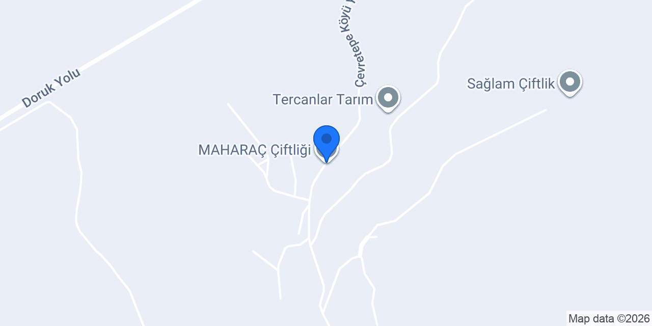 MAHARAÇ Çiftliği konumu