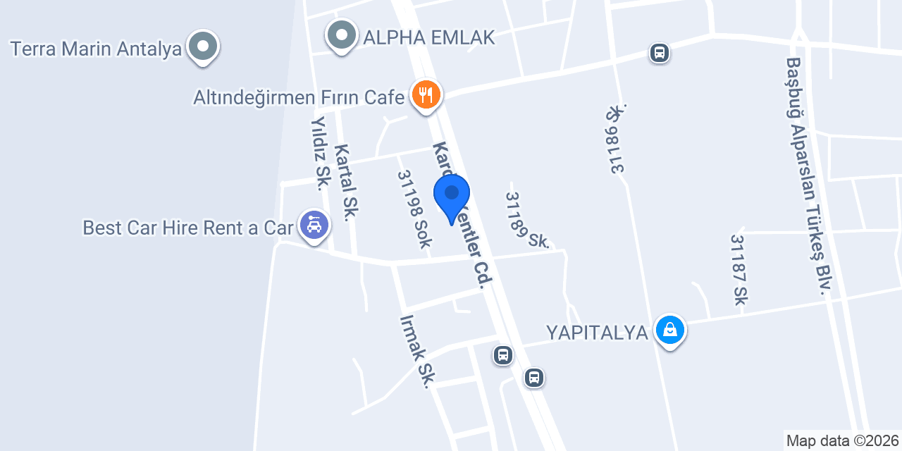 Kaya Vıp travel konumu