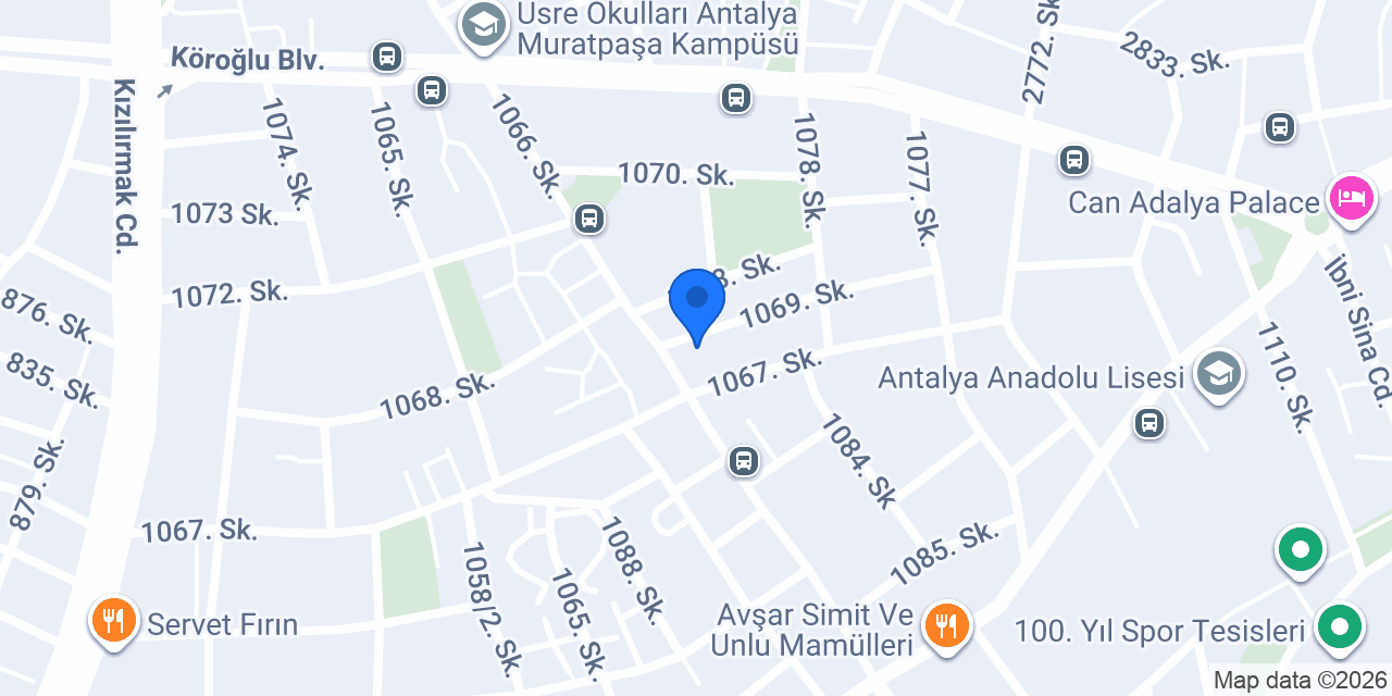 Antalya Alkan Temizlik konumu