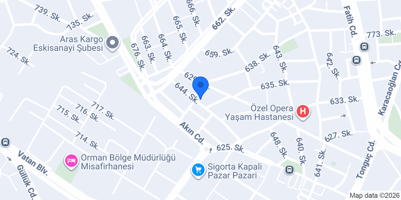CANDAN YAPI konumu