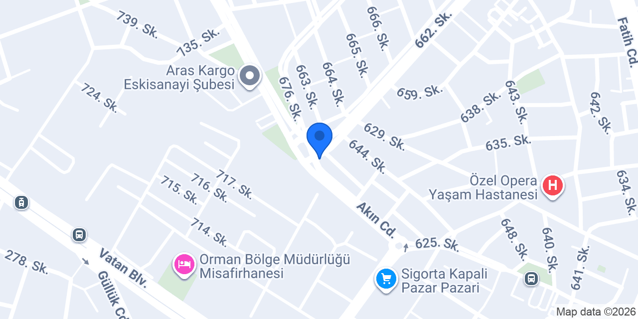 Soytürk Akü konumu