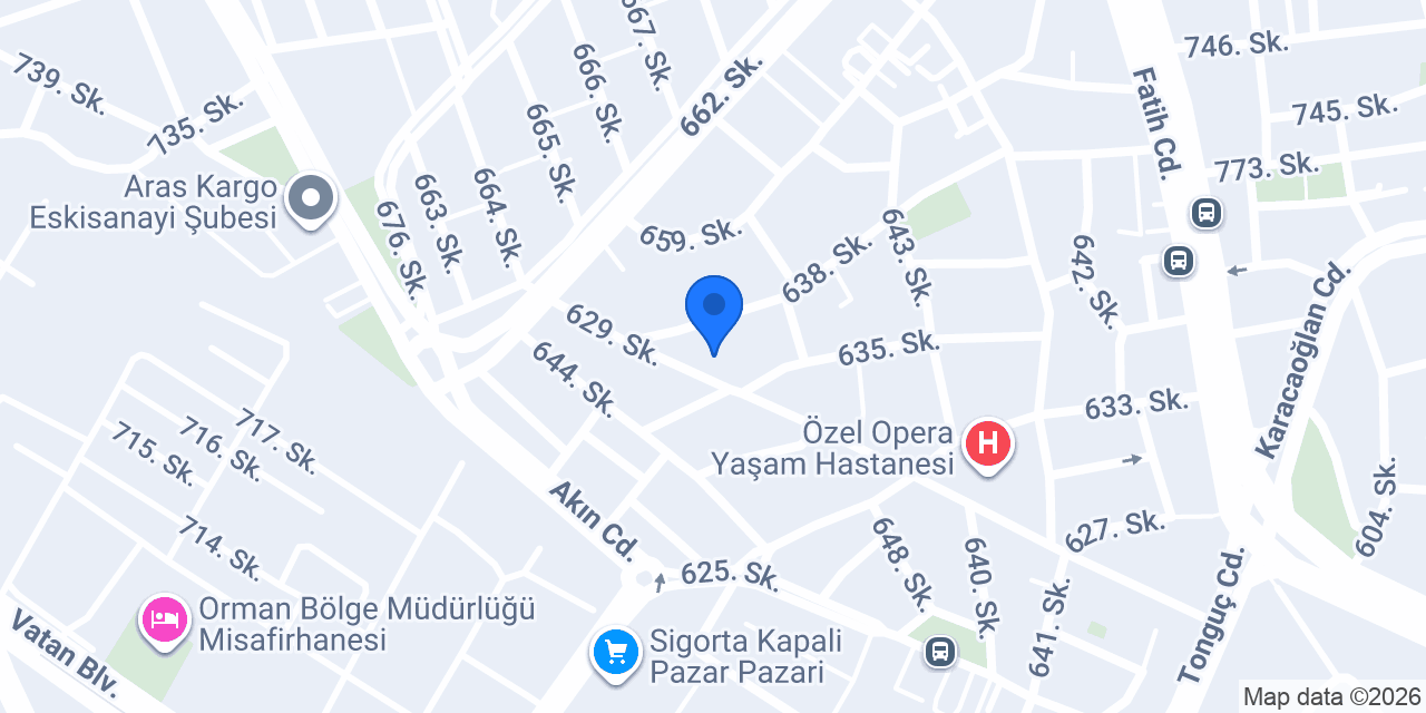Bozova Elektrik Aydınlatma konumu