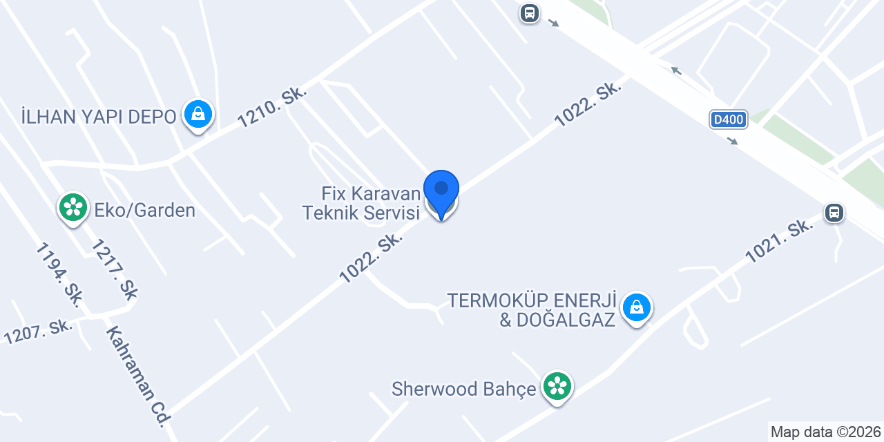 Fix Karavan Teknik Servisi konumu