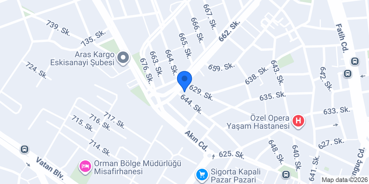 Tuncer Auto Battery konumu