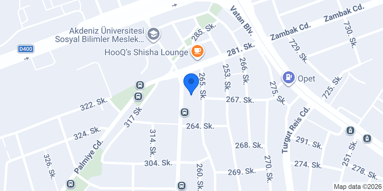 Umut Veteriner Kliniği konumu