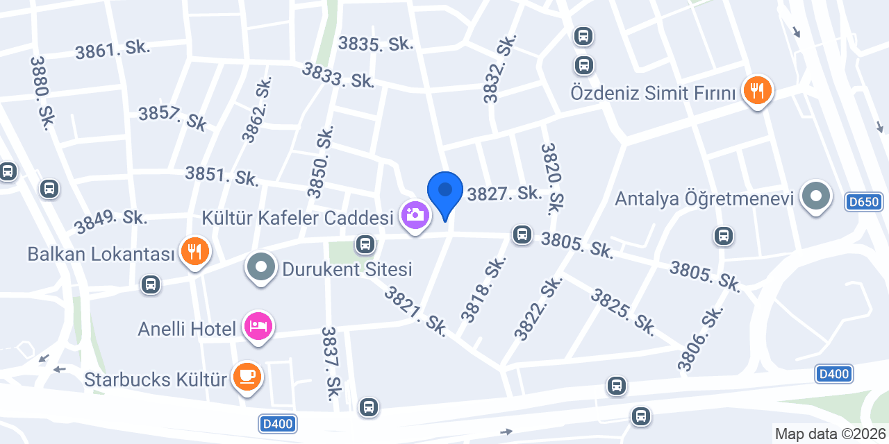 Tuğra Terzi konumu