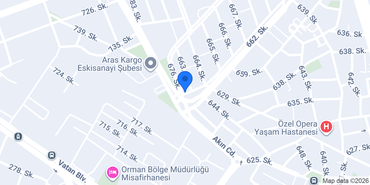 Önaçan İnşaat Malzemeleri konumu