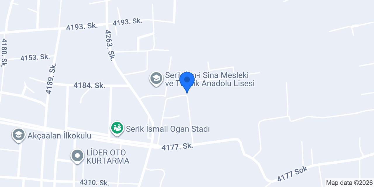 Çelik iskele konumu