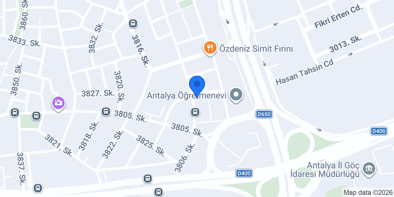 Vip Terzi & Kuru Temizleme Antalya konumu