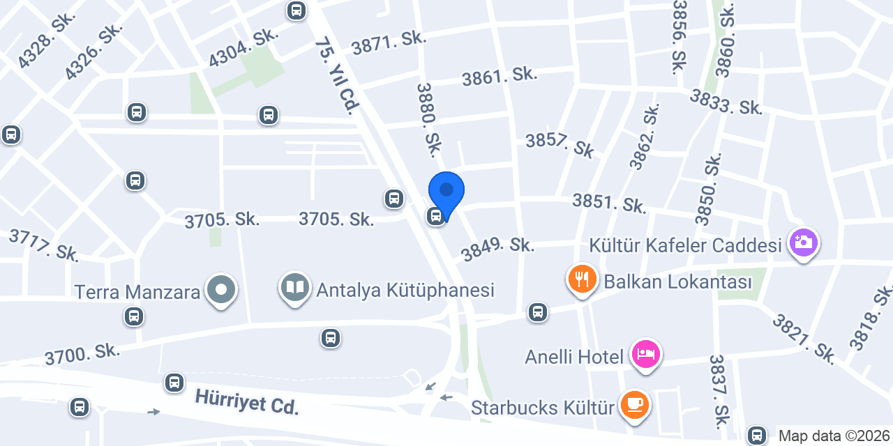 BEYAZ EMLAK ANTALYA konumu