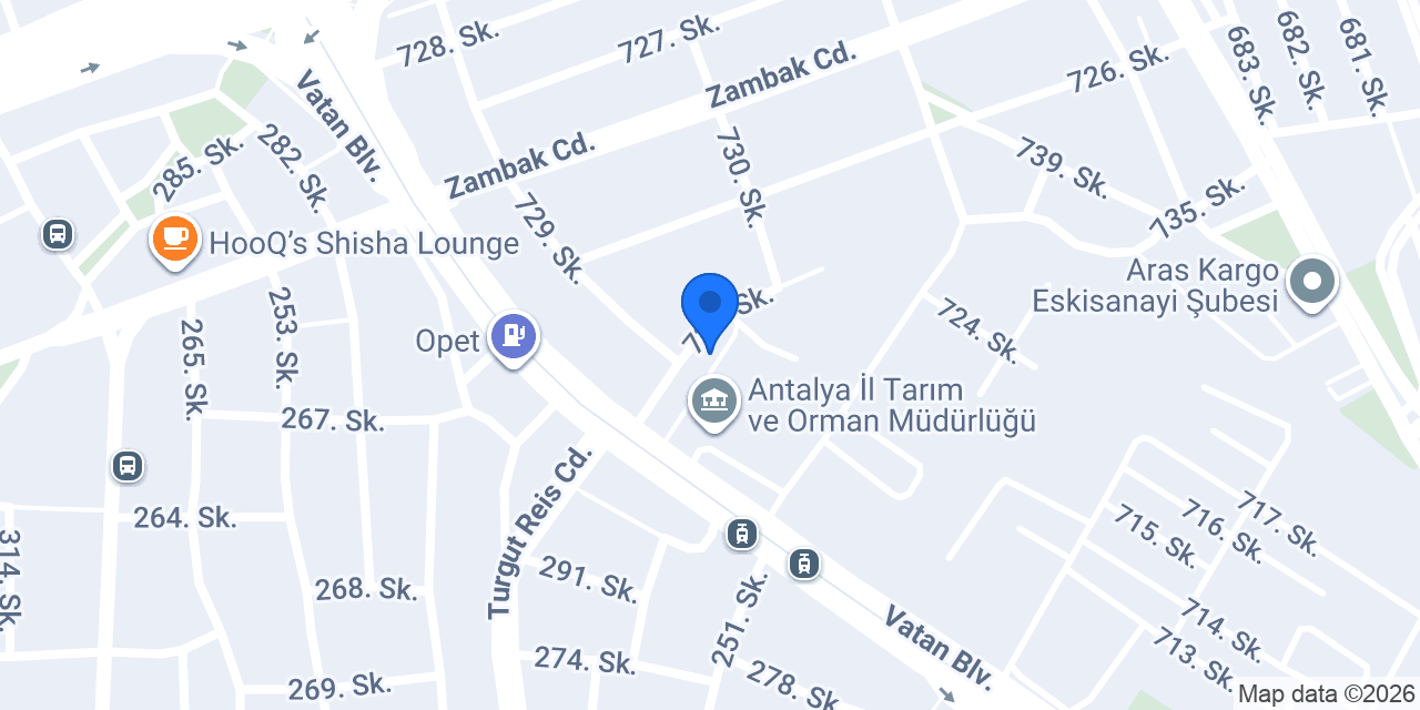 Merkaba Elektrik Aydınlatma konumu