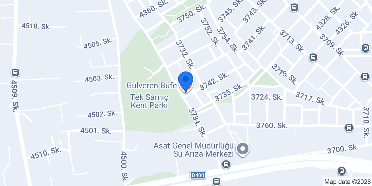 Gülveren Büfe konumu