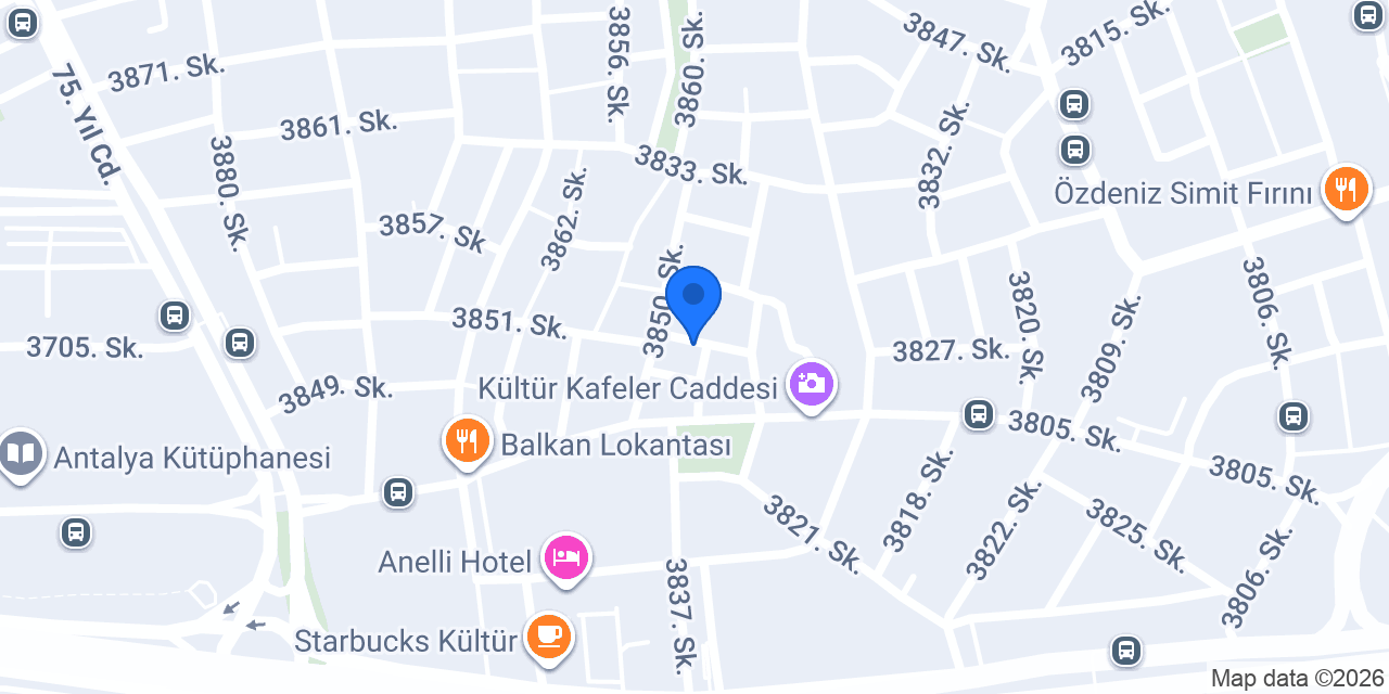 Kültür Pide & Lahmacun konumu