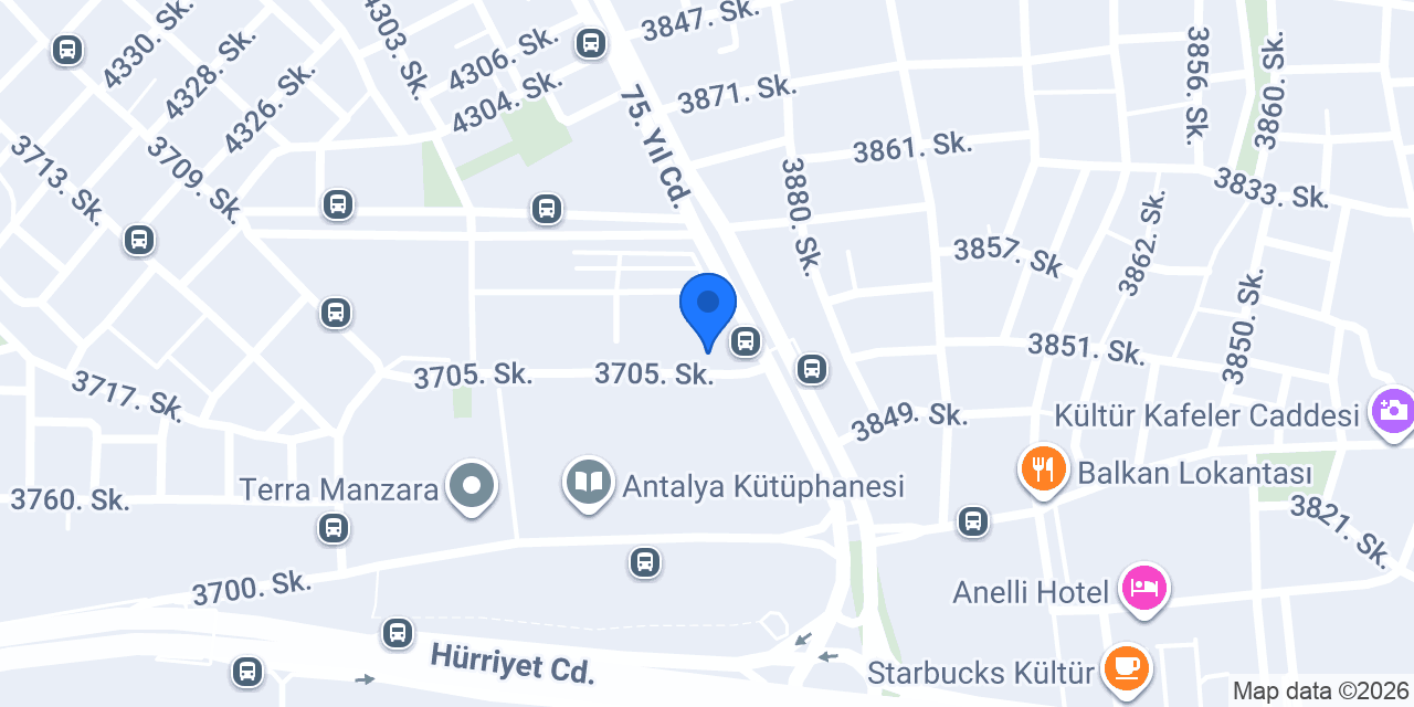 Antalya Galericiler Sitesi konumu