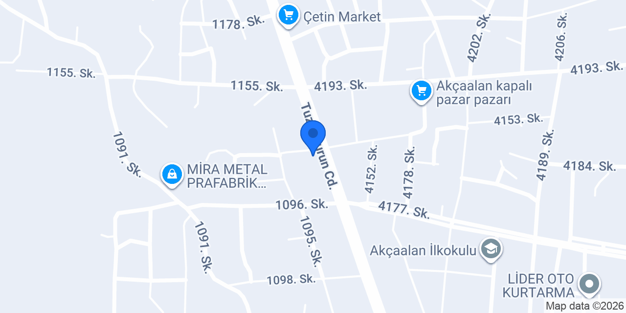 Öznur Ticaret konumu