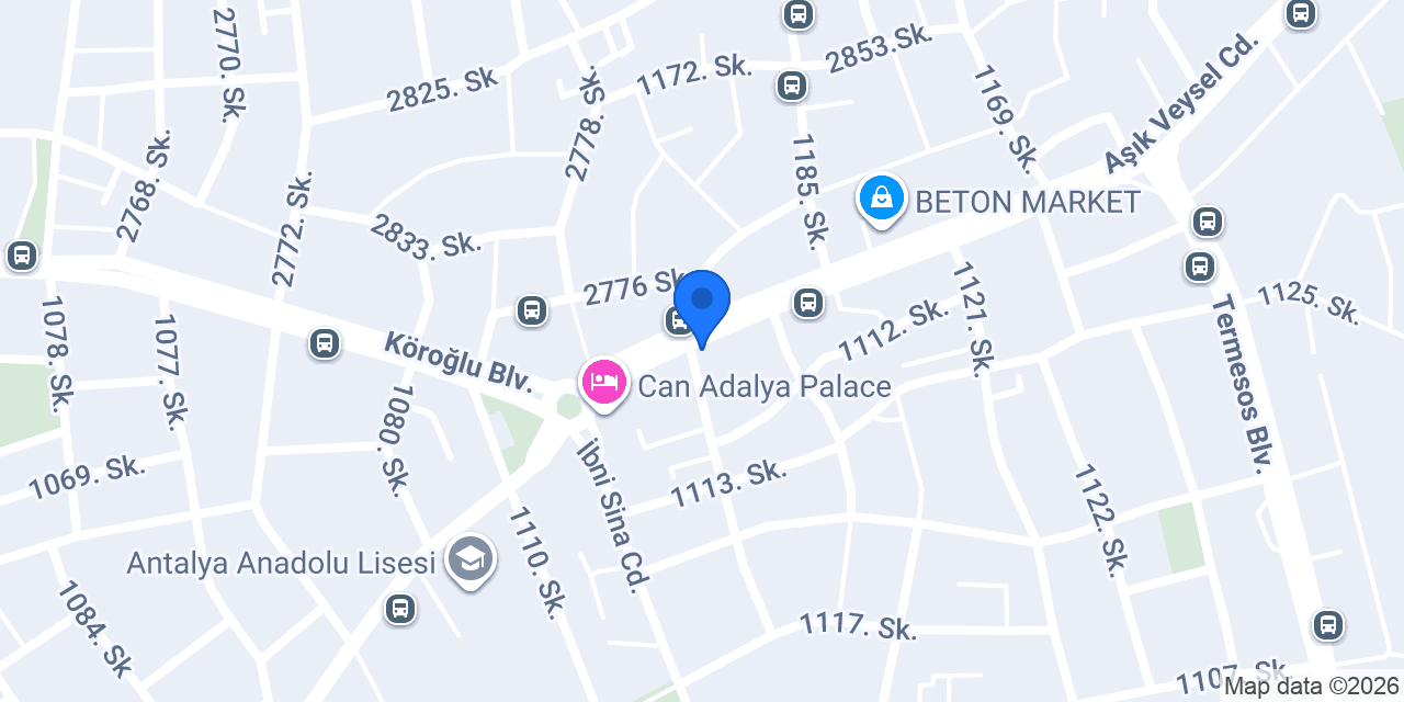 Hancı Market konumu