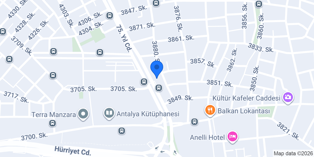 ÖZAK GYM konumu
