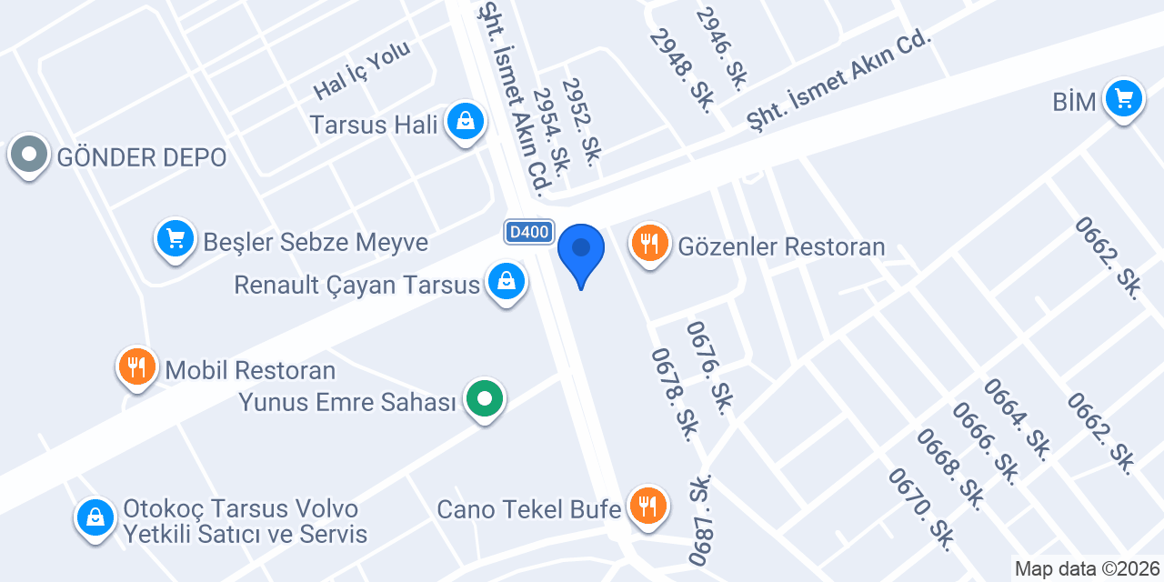 Tarsus Ekspres konumu