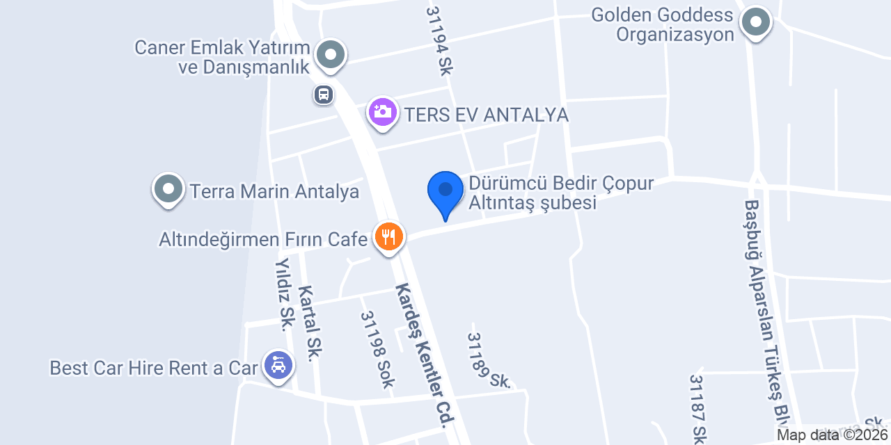 Kondu oto yıkama konumu